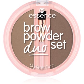 essence Brow Powder Duo set pentru sprancene - imagine 2